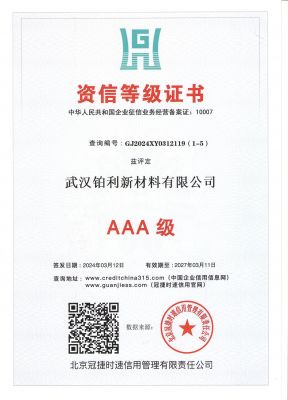 资信等级证书